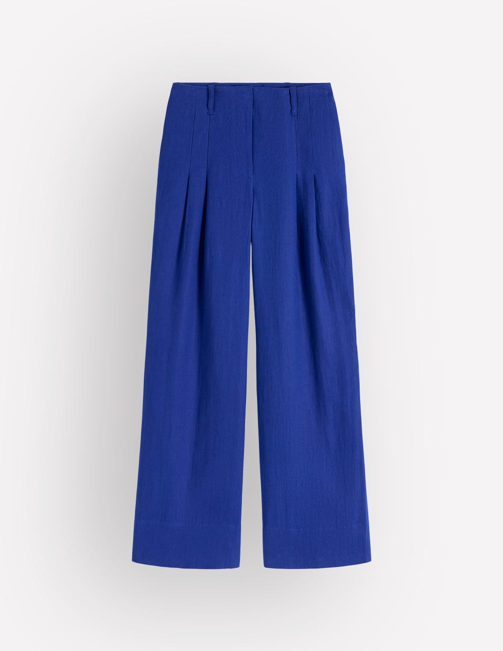 Mayfair Linen Trousers-Bright Blue - Image 7