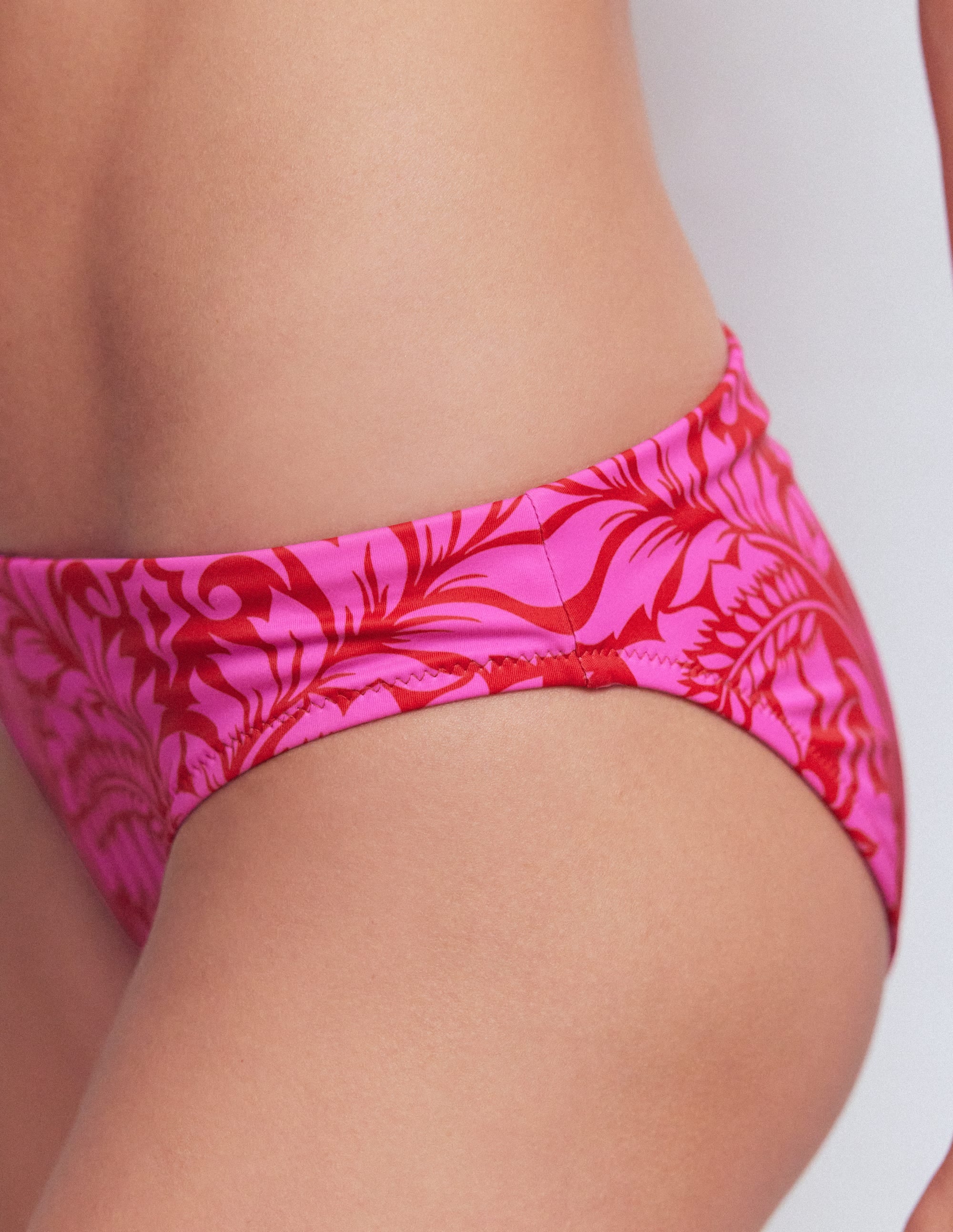 Classic Bikini Bottoms-Salsa, Ornamental Foliage - Image 2