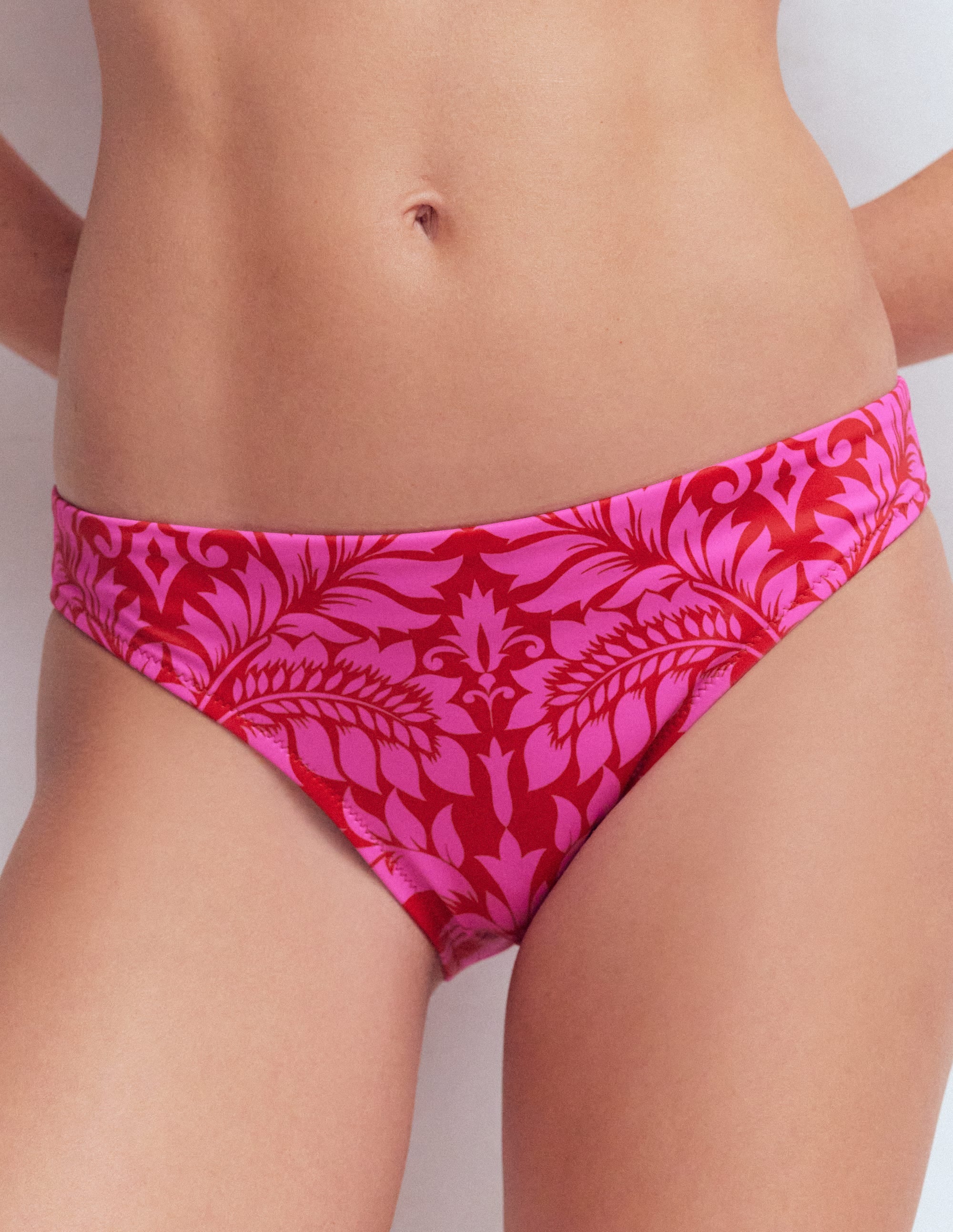 Classic Bikini Bottoms-Salsa, Ornamental Foliage - Image 4