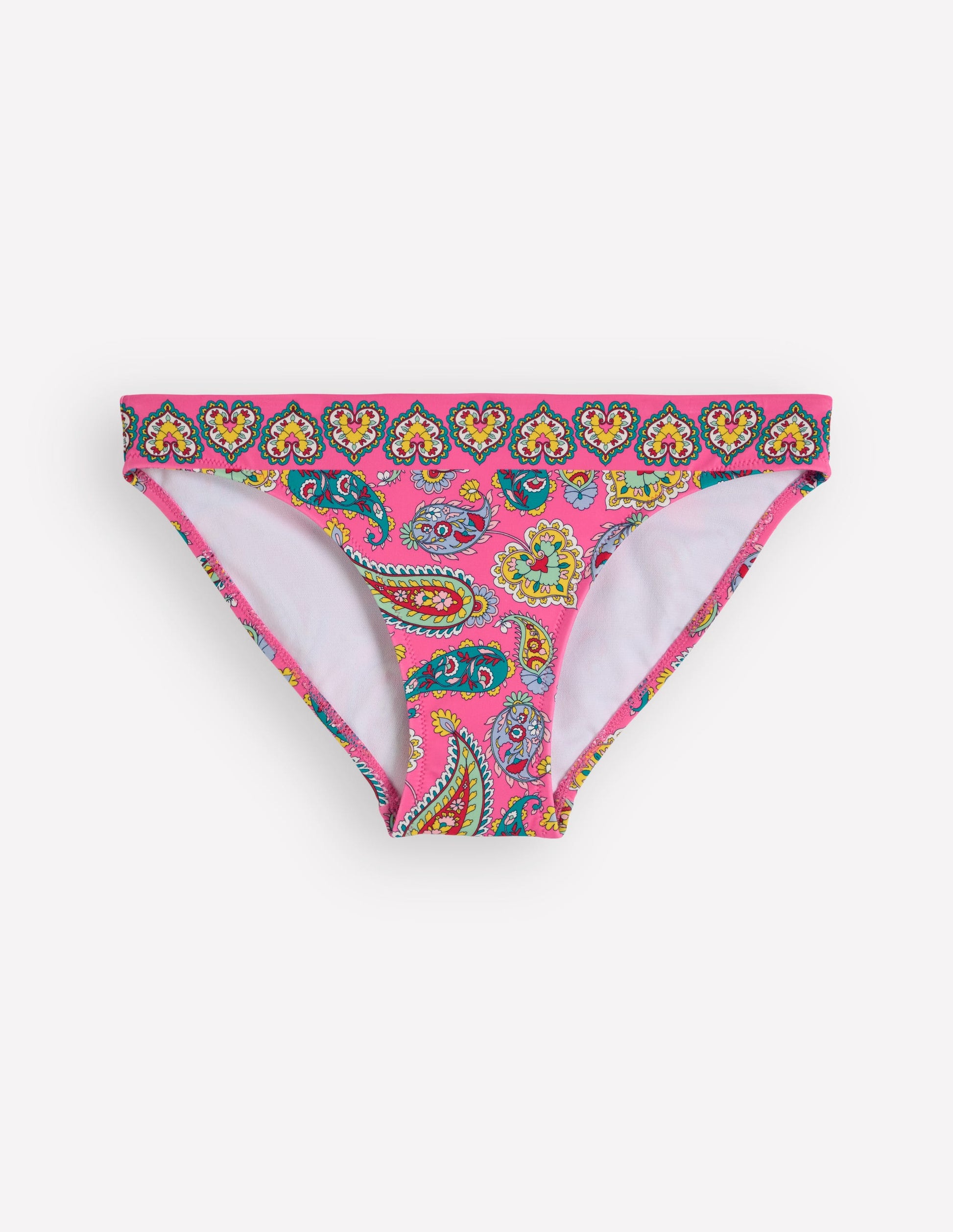 Classic Bikini Bottoms-Pink Paisley-7