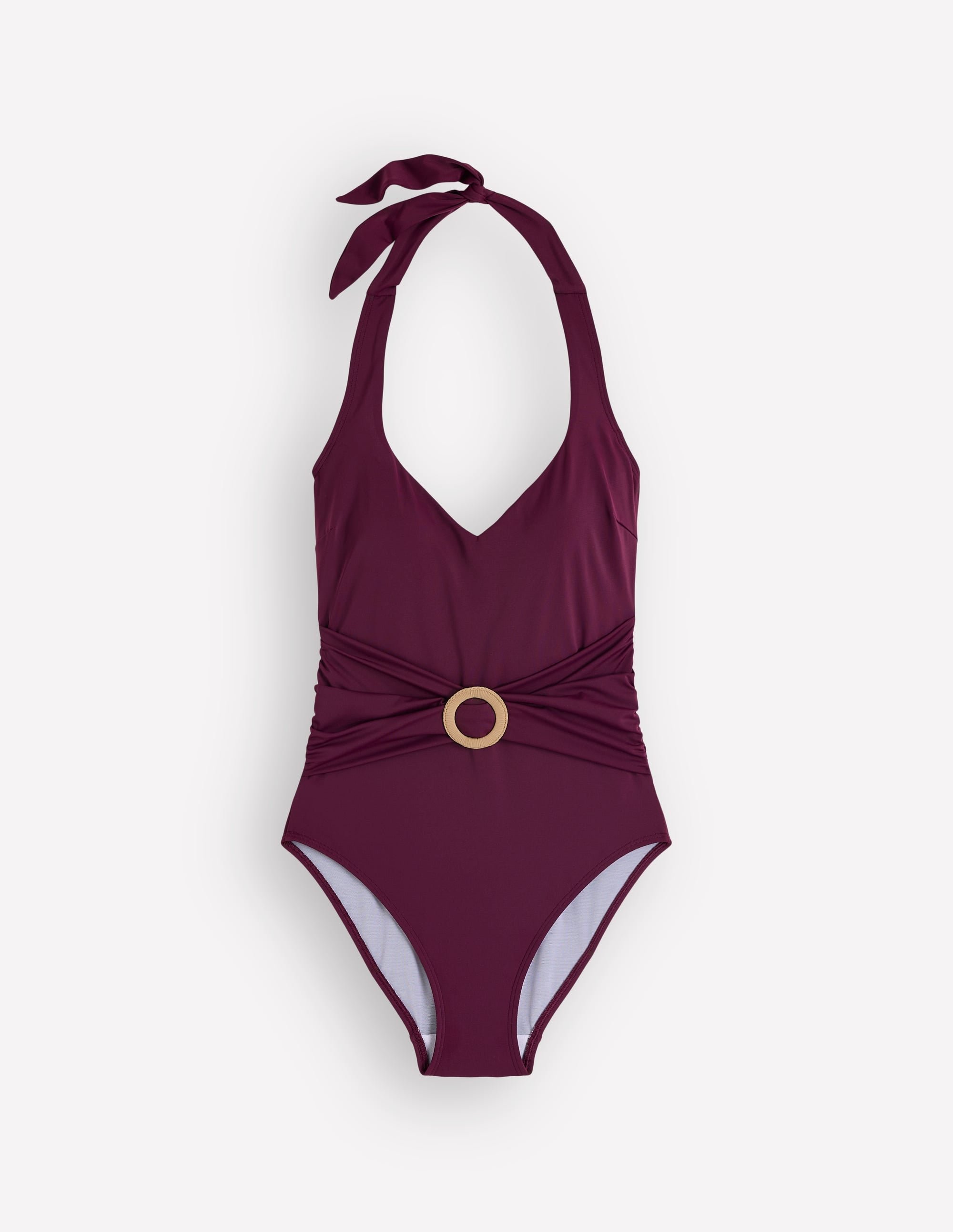 Sorrento Hoop Sash Swimsuit-Chocberry - Image 6