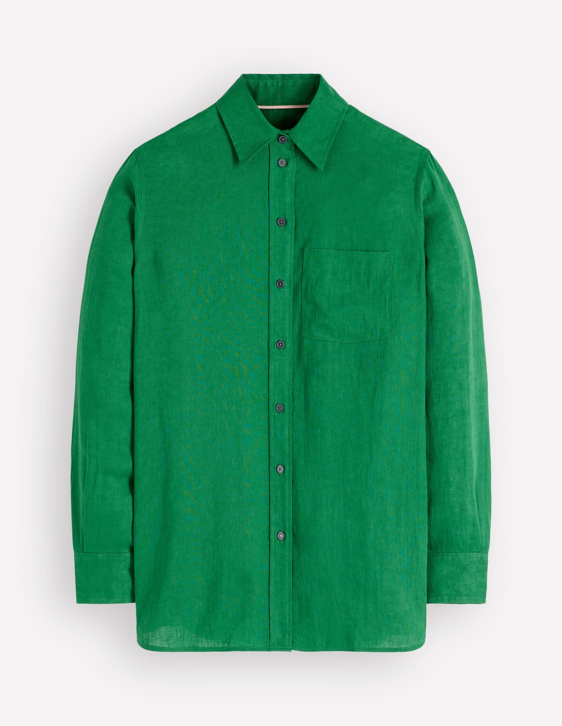 Sadie Relaxed Linen Shirt-Fresh Green-6