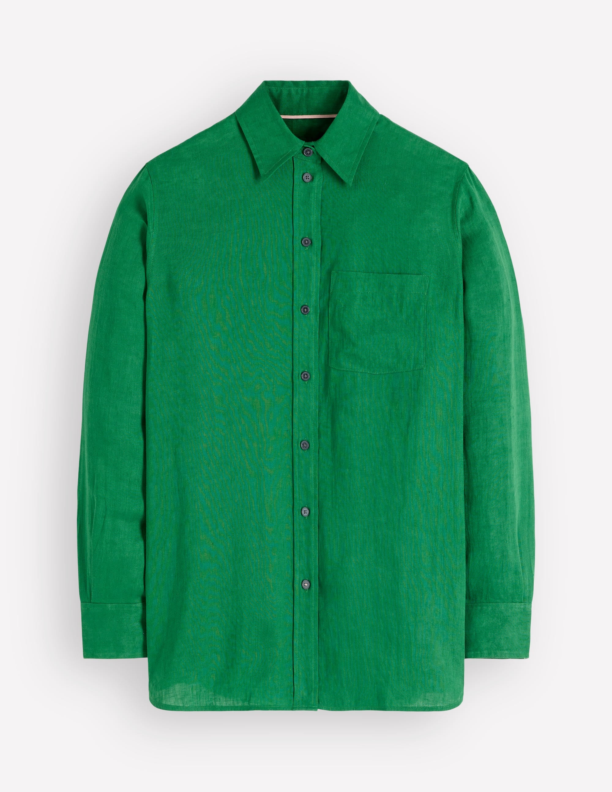 Sadie Relaxed Linen Shirt-Fresh Green - Image 6