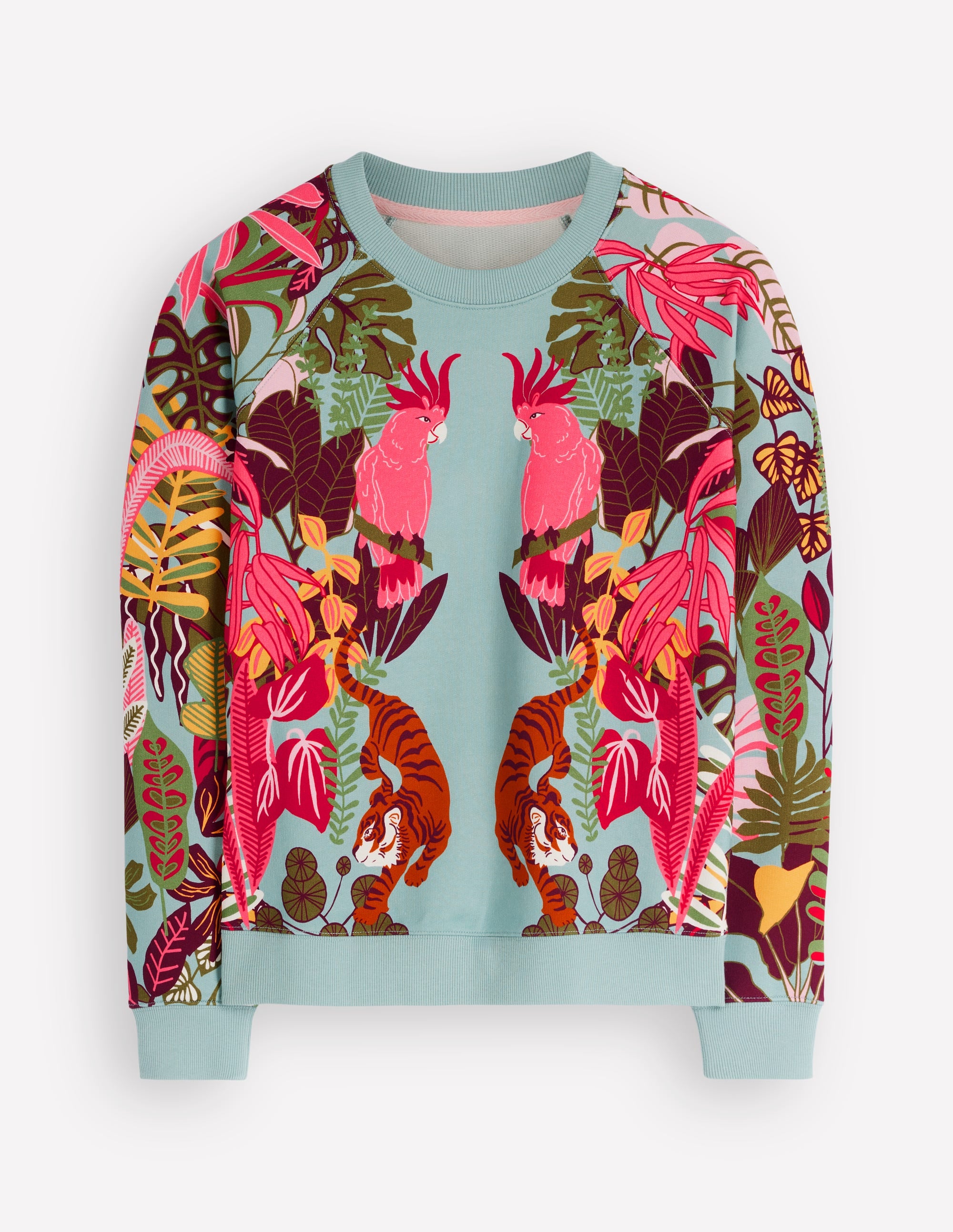 Rosa Printed Sweatshirt-Tropical Safari Placement - Image 6