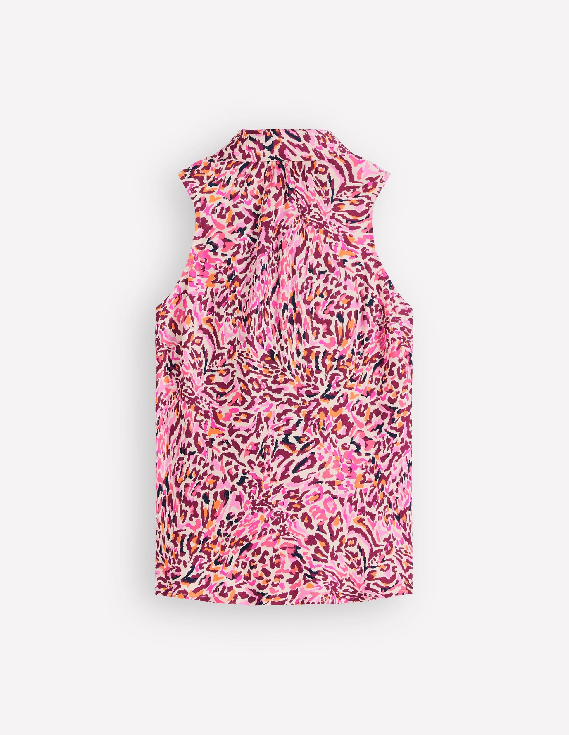 Satin Halterneck Top-Multi, Leopard Flow-6