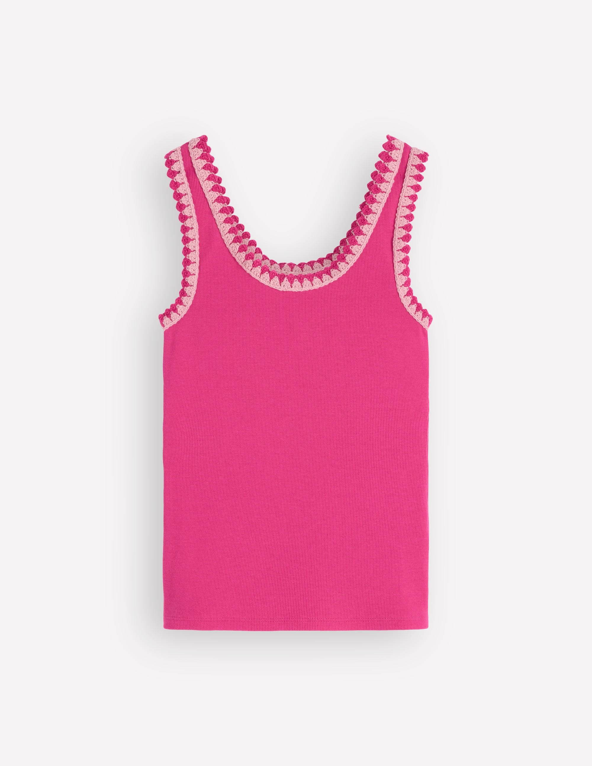 Maddie Trim Detail Vest-Pink Peony - Image 5