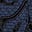 Pleat Sleeve Lace T-shirt-Navy
