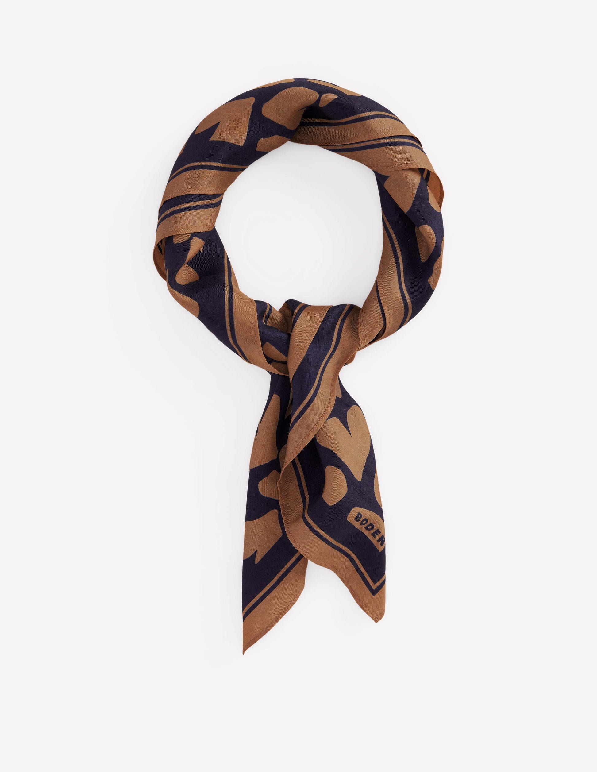 Elisabeth Silk Square Scarf-Heart Scatter-1