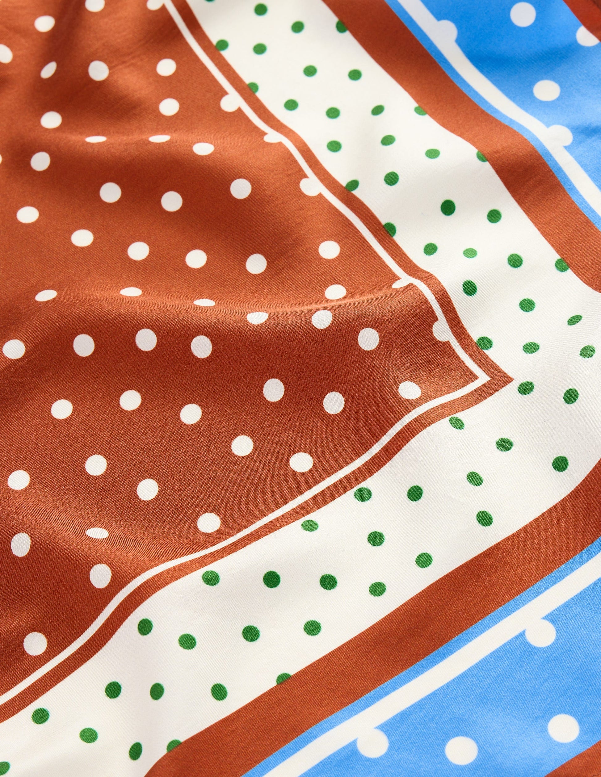 Silk Square Scarf-Multi, Painted Dot-3