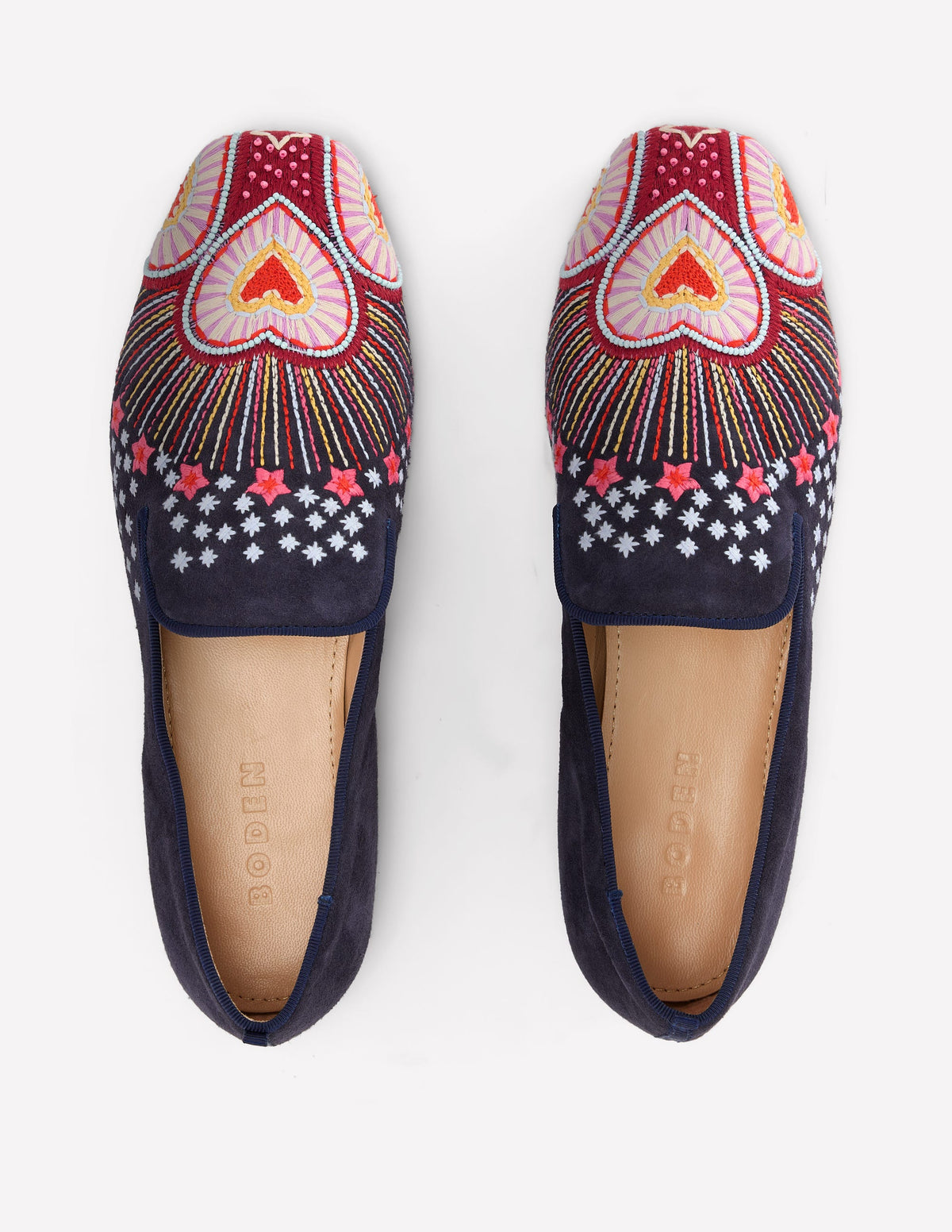 Slipper Cut Loafers-Navy - Image 6