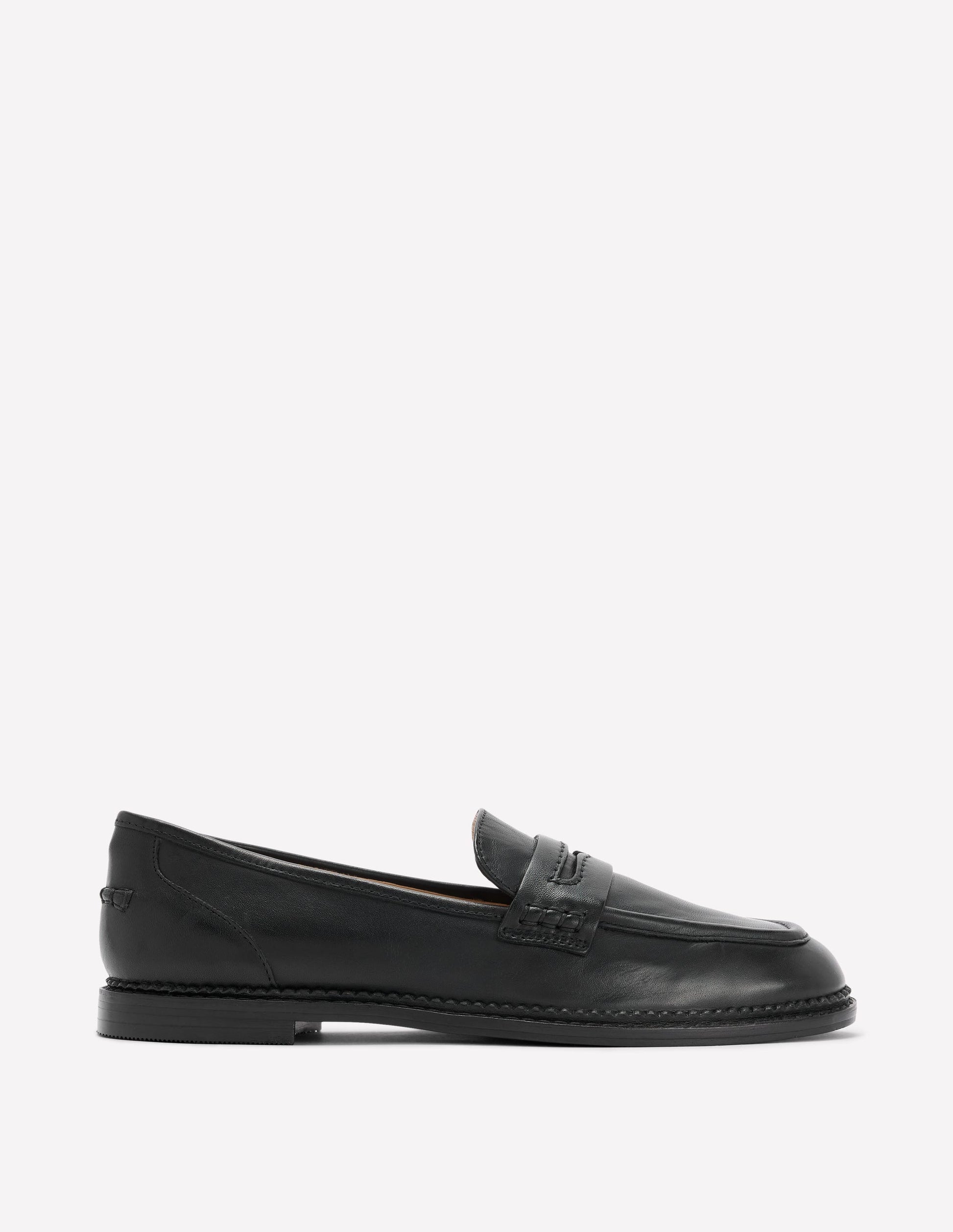 Nya Penny Loafers-Black-1