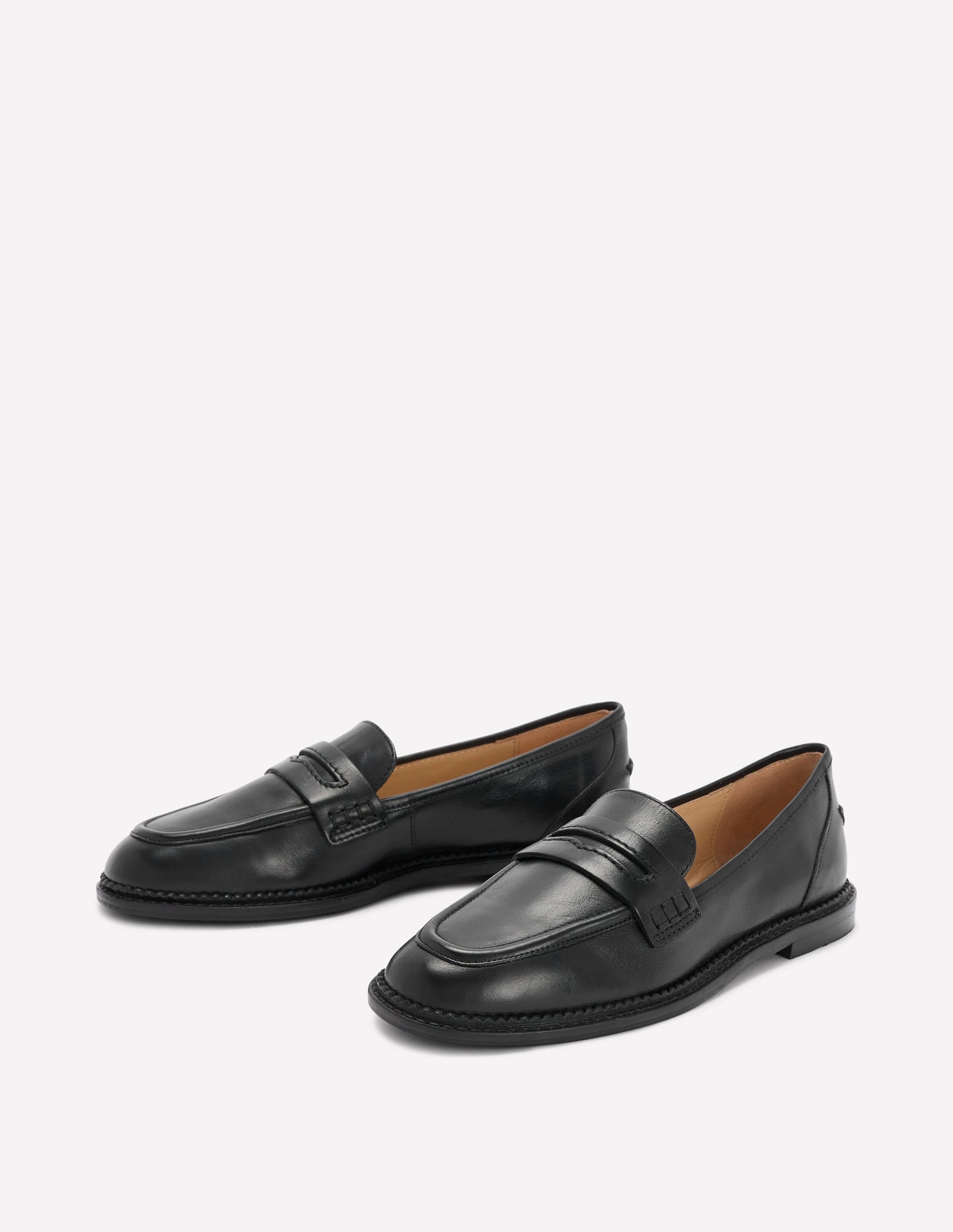 Nya Penny Loafers-Black