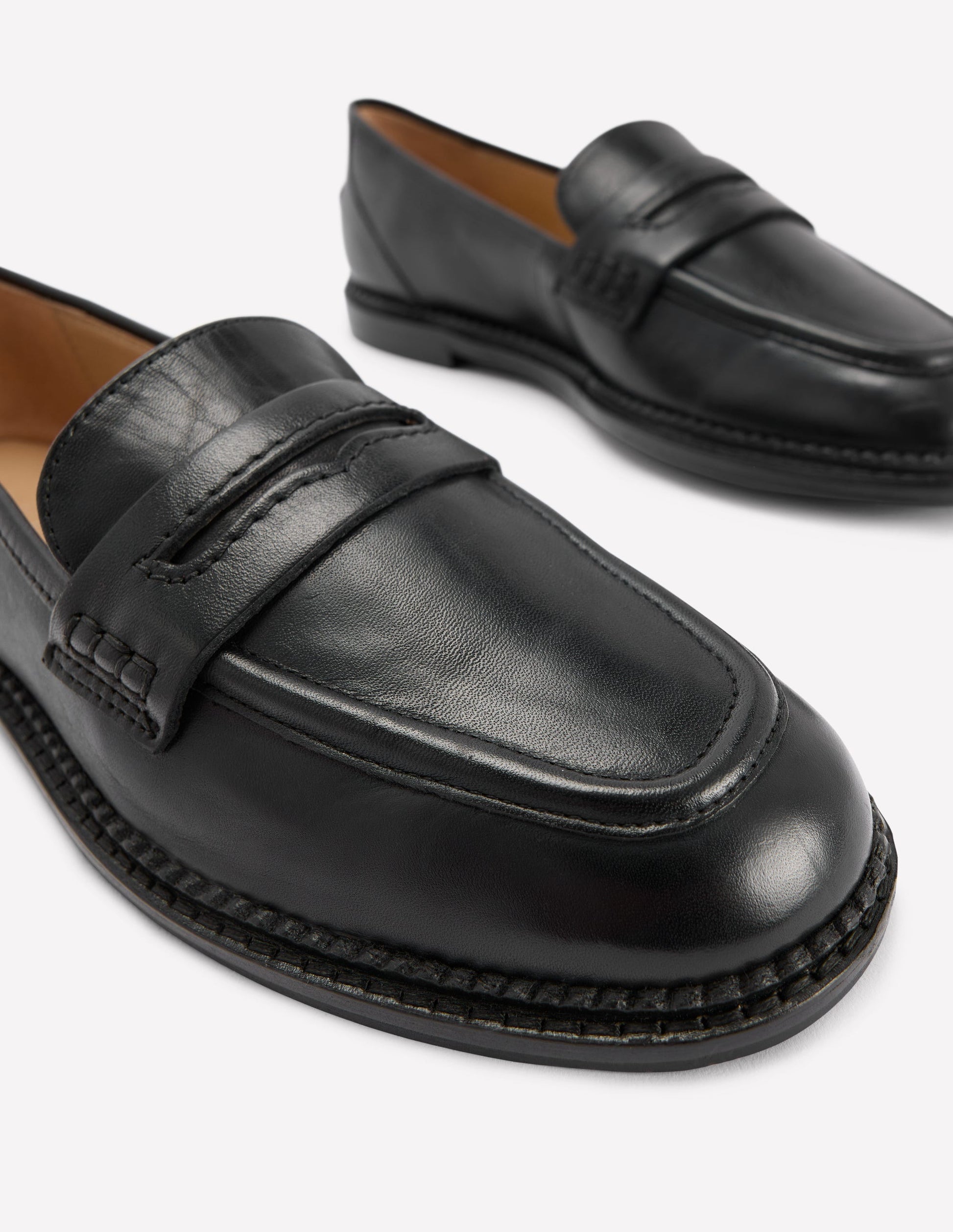 Nya Penny Loafers-Black-6