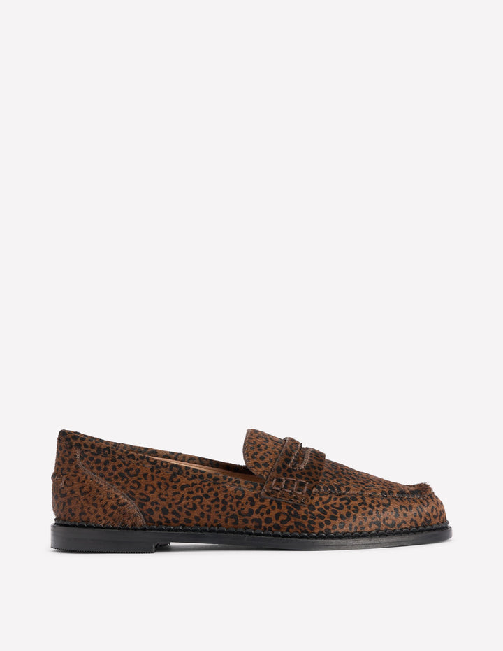 Nya Penny Loafers-Mini Leopard