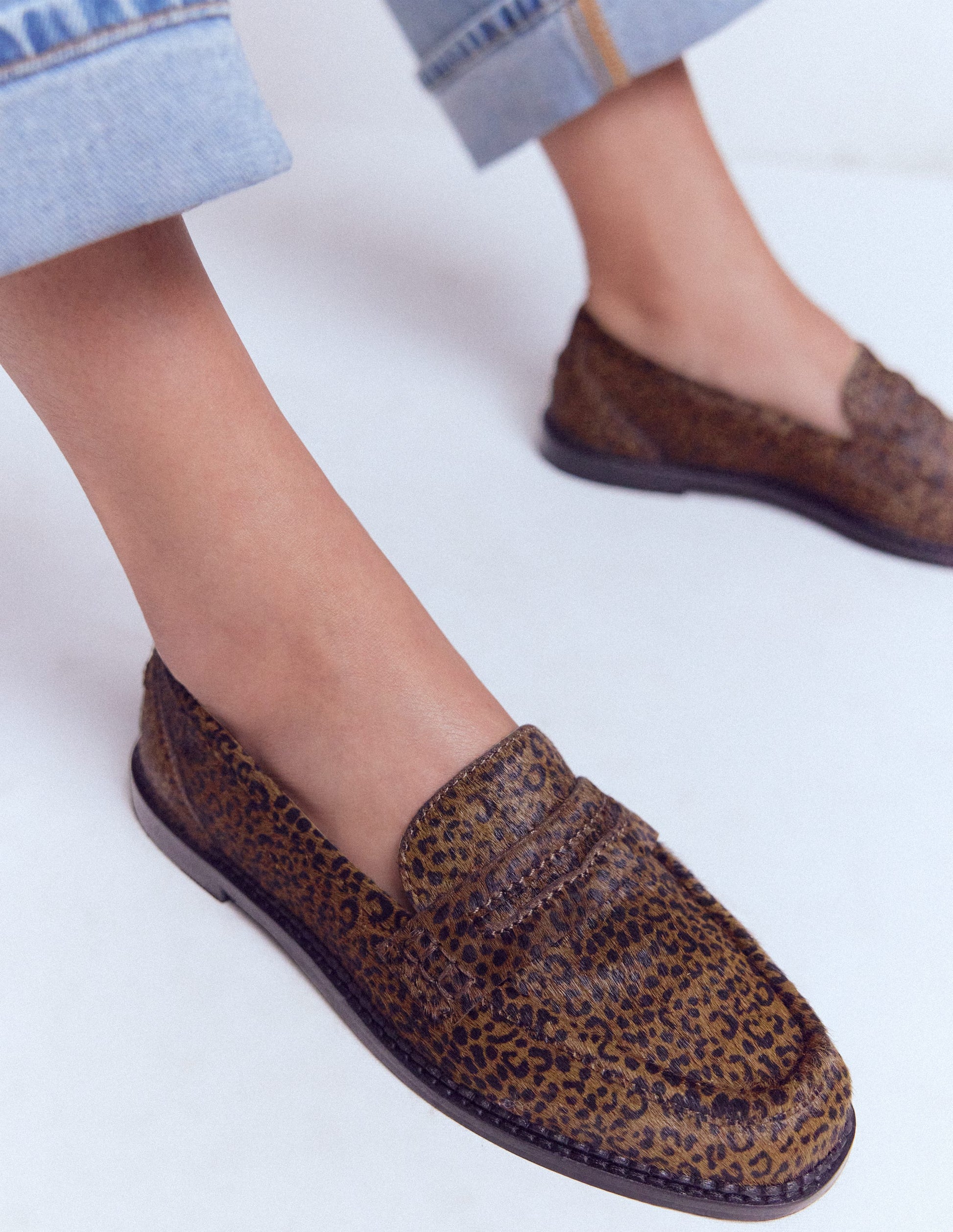 Nya Penny Loafers-Mini Leopard-4