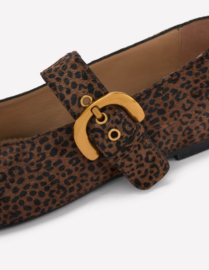 Kylie Flat Buckle Mary Janes-Mini Leopard-5