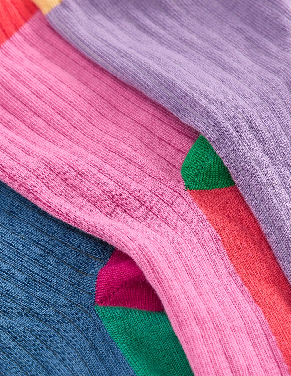 Colourblock Socks-Multi-4