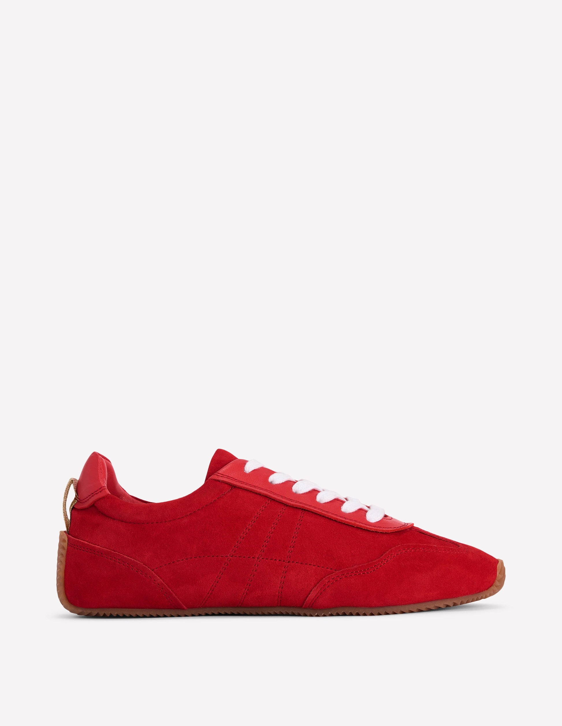 Delphine Slim Sole Trainers-Red-4