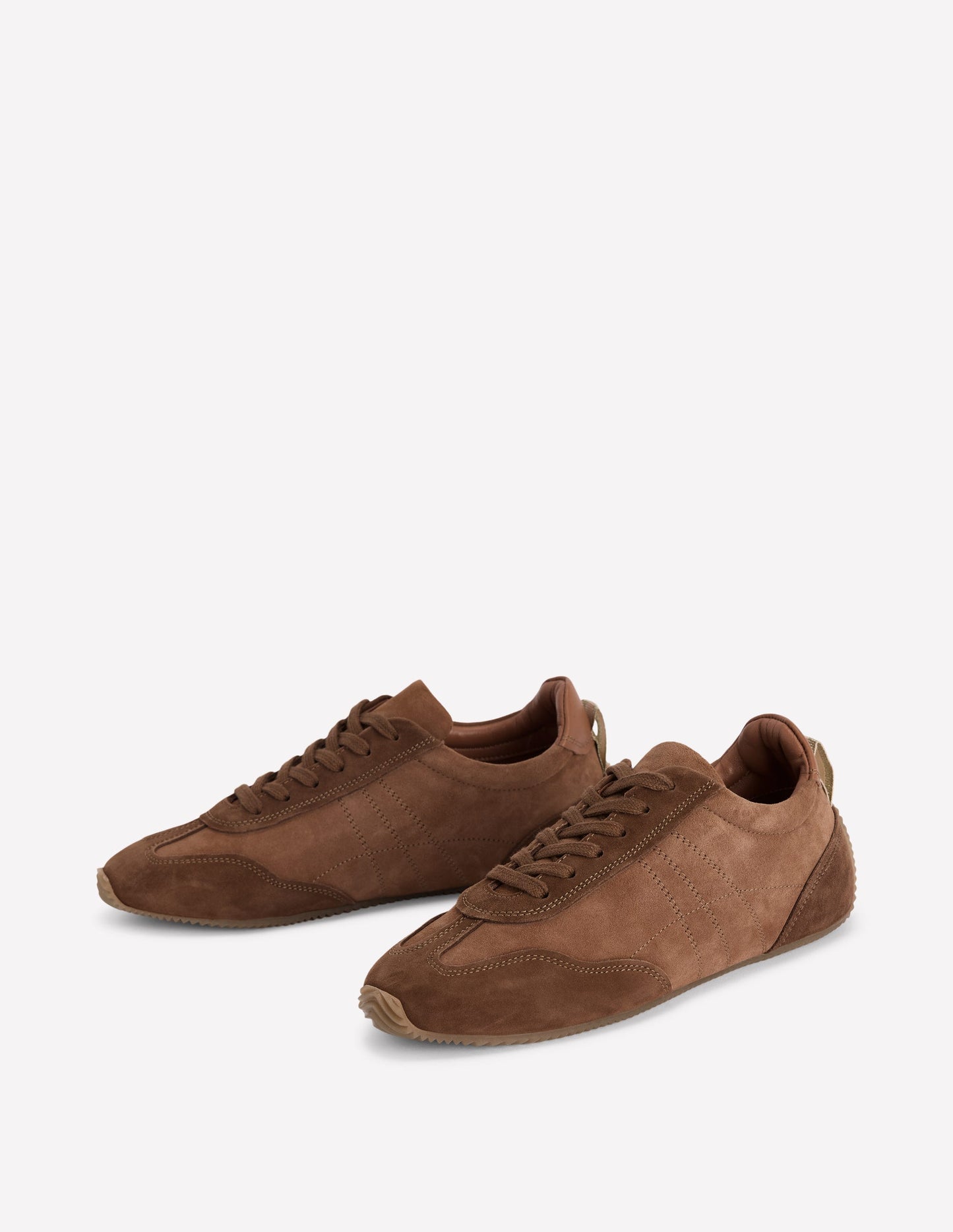 Delphine Slim Sole Trainers-Tan