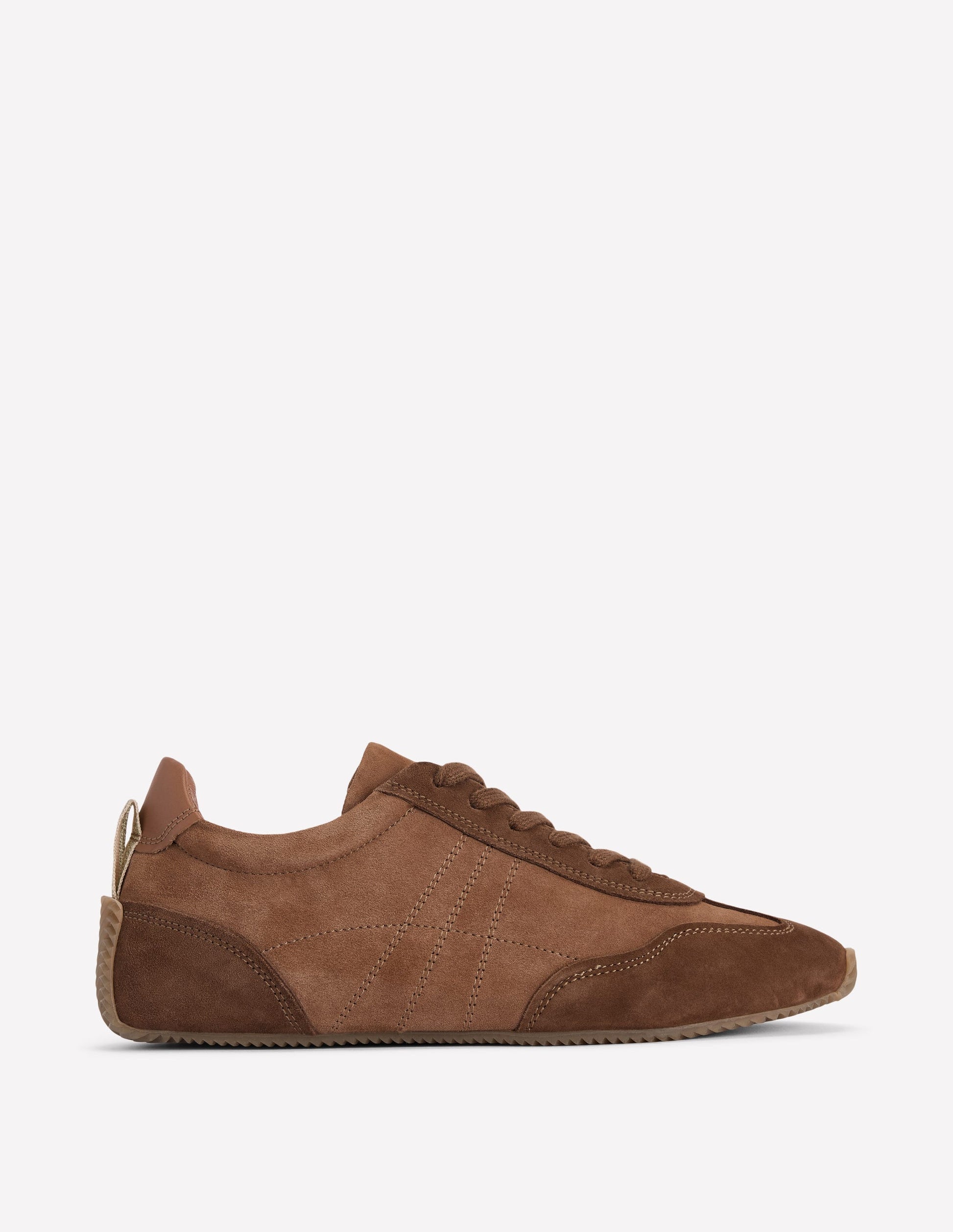 Delphine Slim Sole Trainers-Tan-1