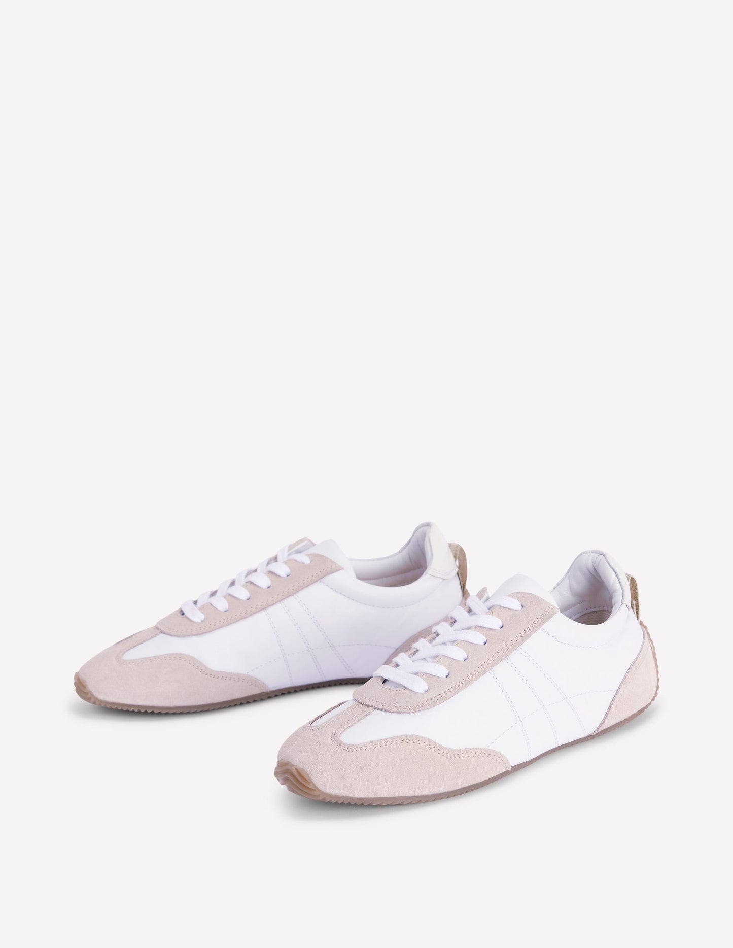 Delphine Slim Sole Trainers-White Mix