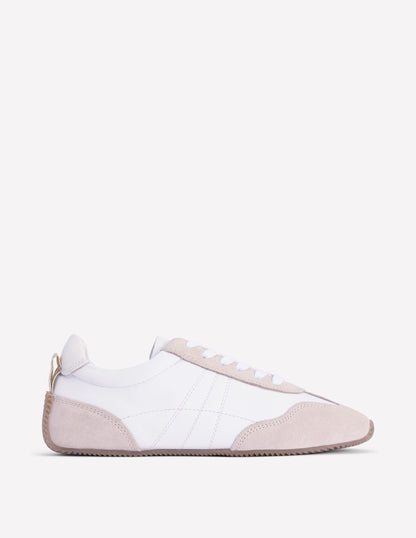 Delphine Slim Sole Trainers-White Mix-2