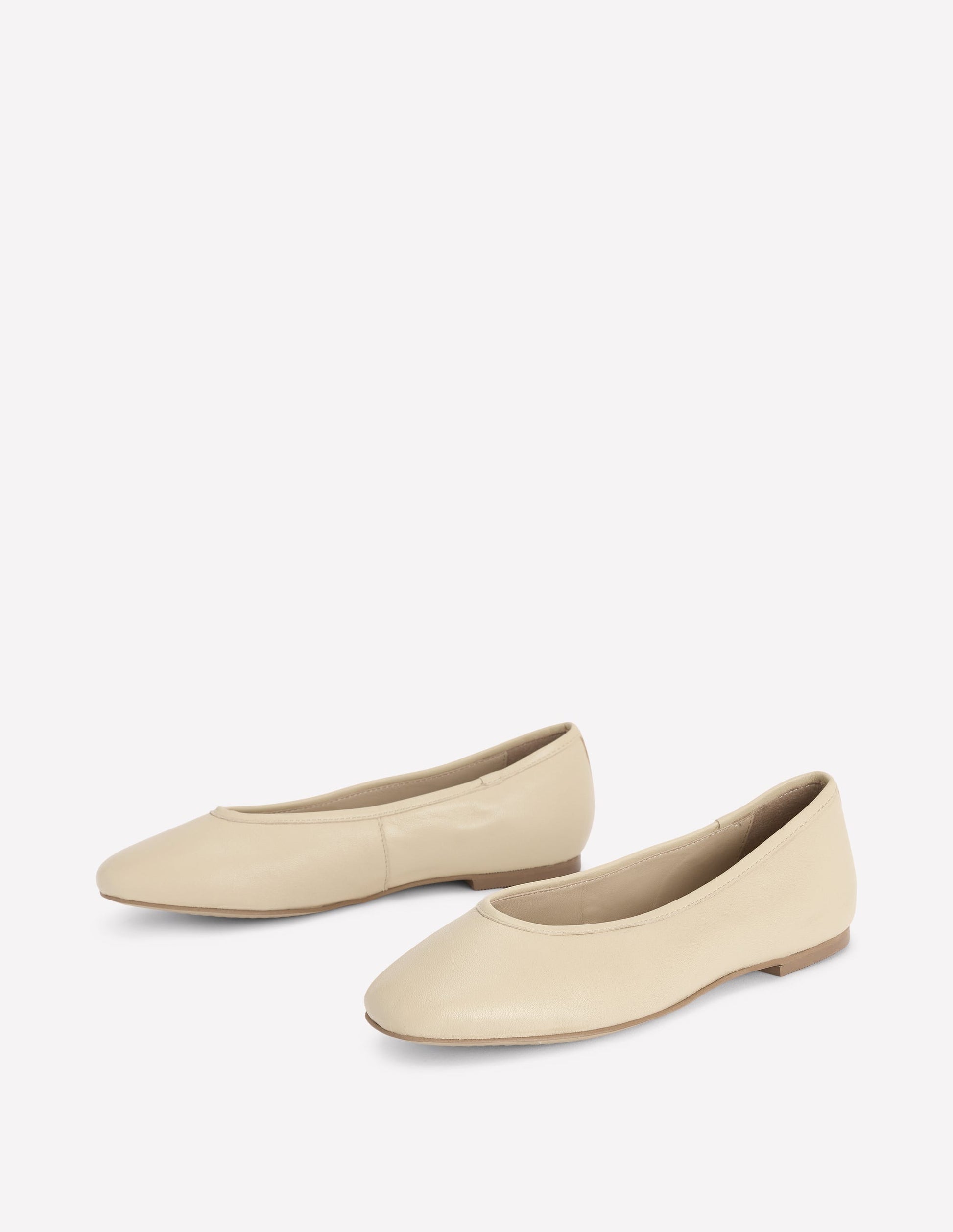 High Cut Ballet Flats-Butter Yellow-4