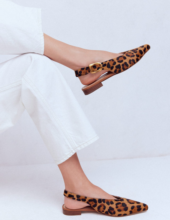 High Cut Flat Point-Classic Leopard