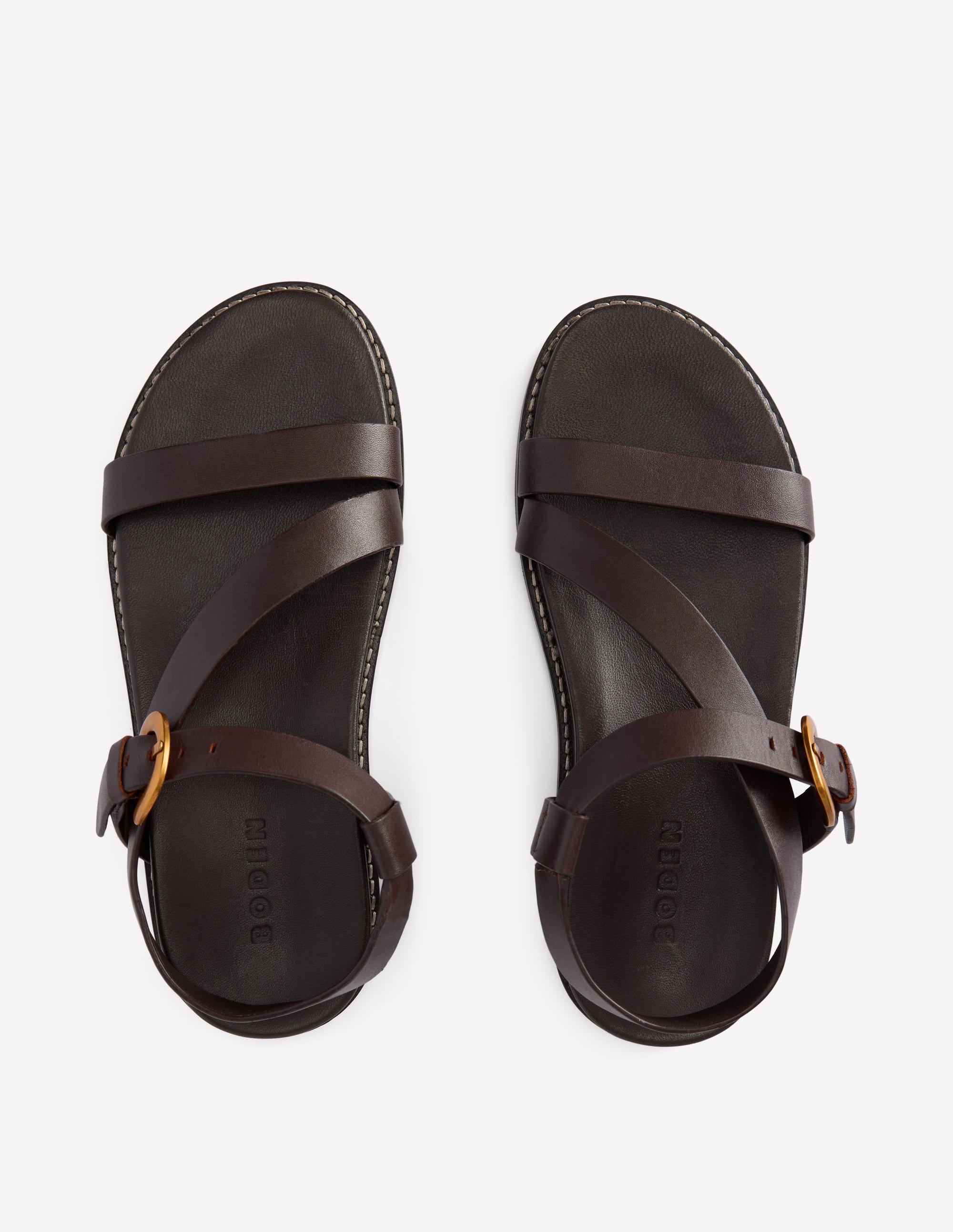 Chunky Asymmetric Sandal-Chocolate - Image 6
