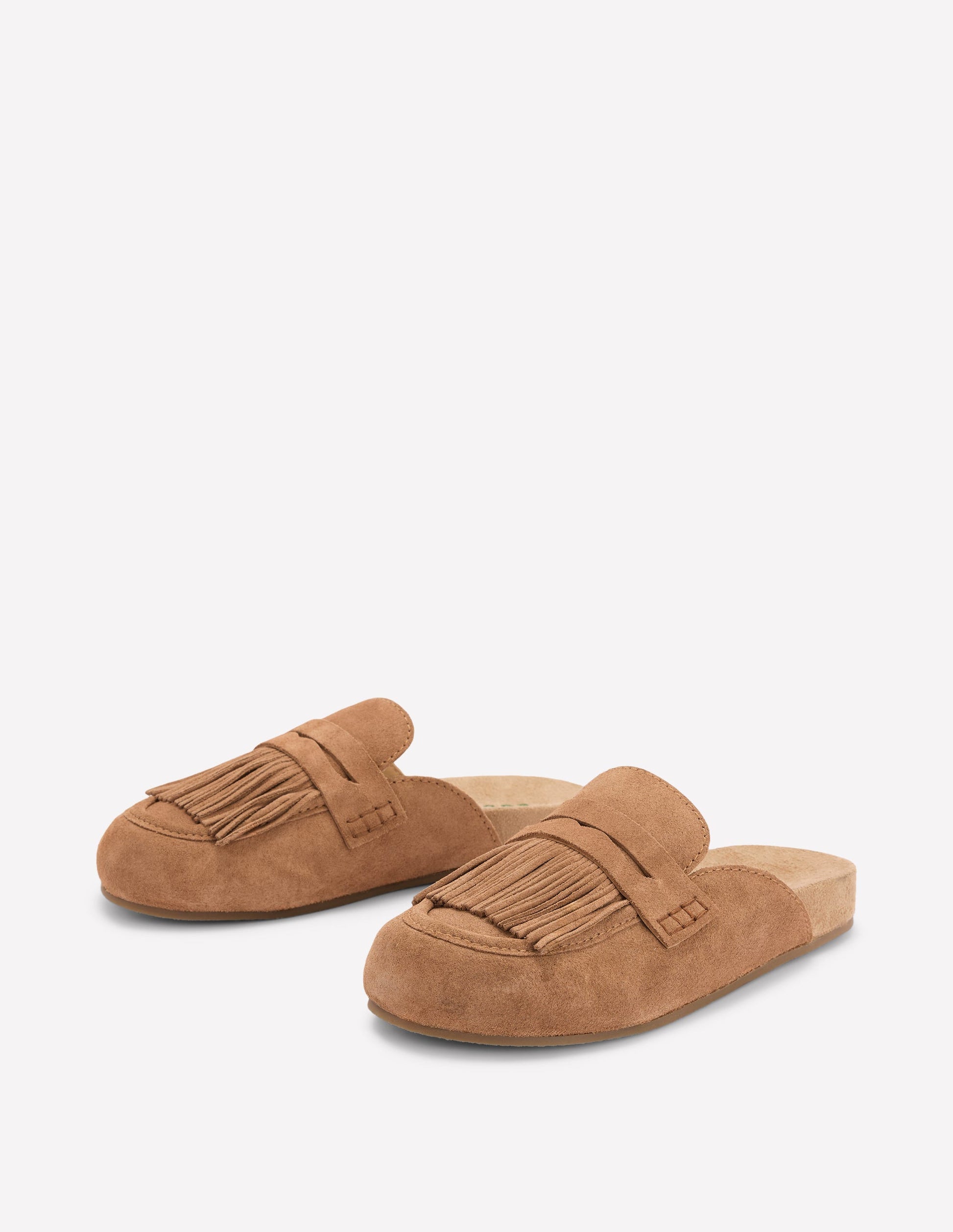 Etta Ghillie Mule Clogs-Tan-4