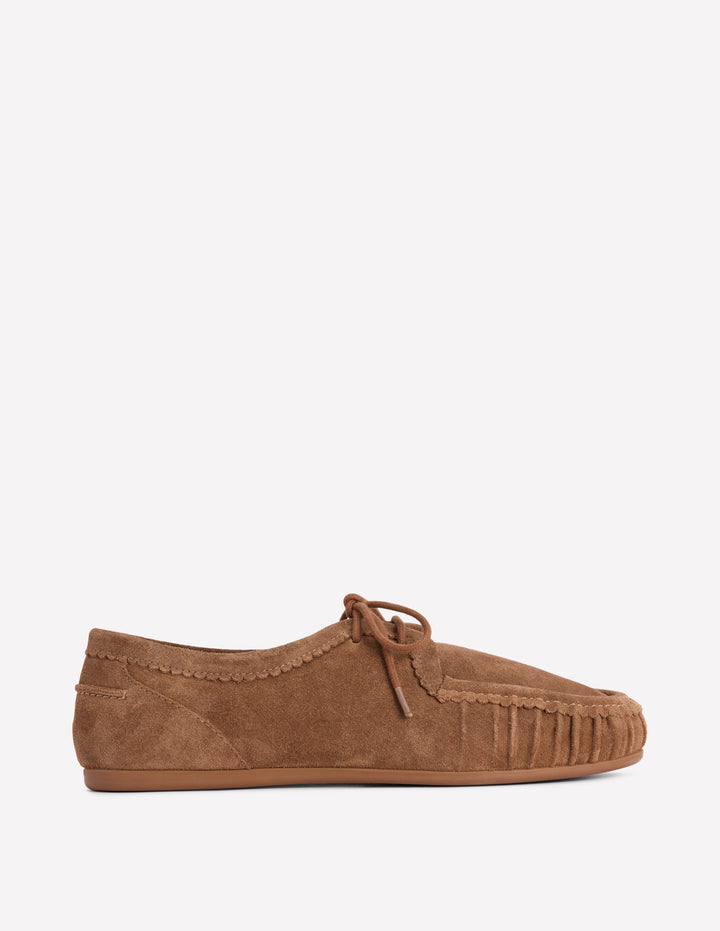 Soft Boat Shoes-Tan