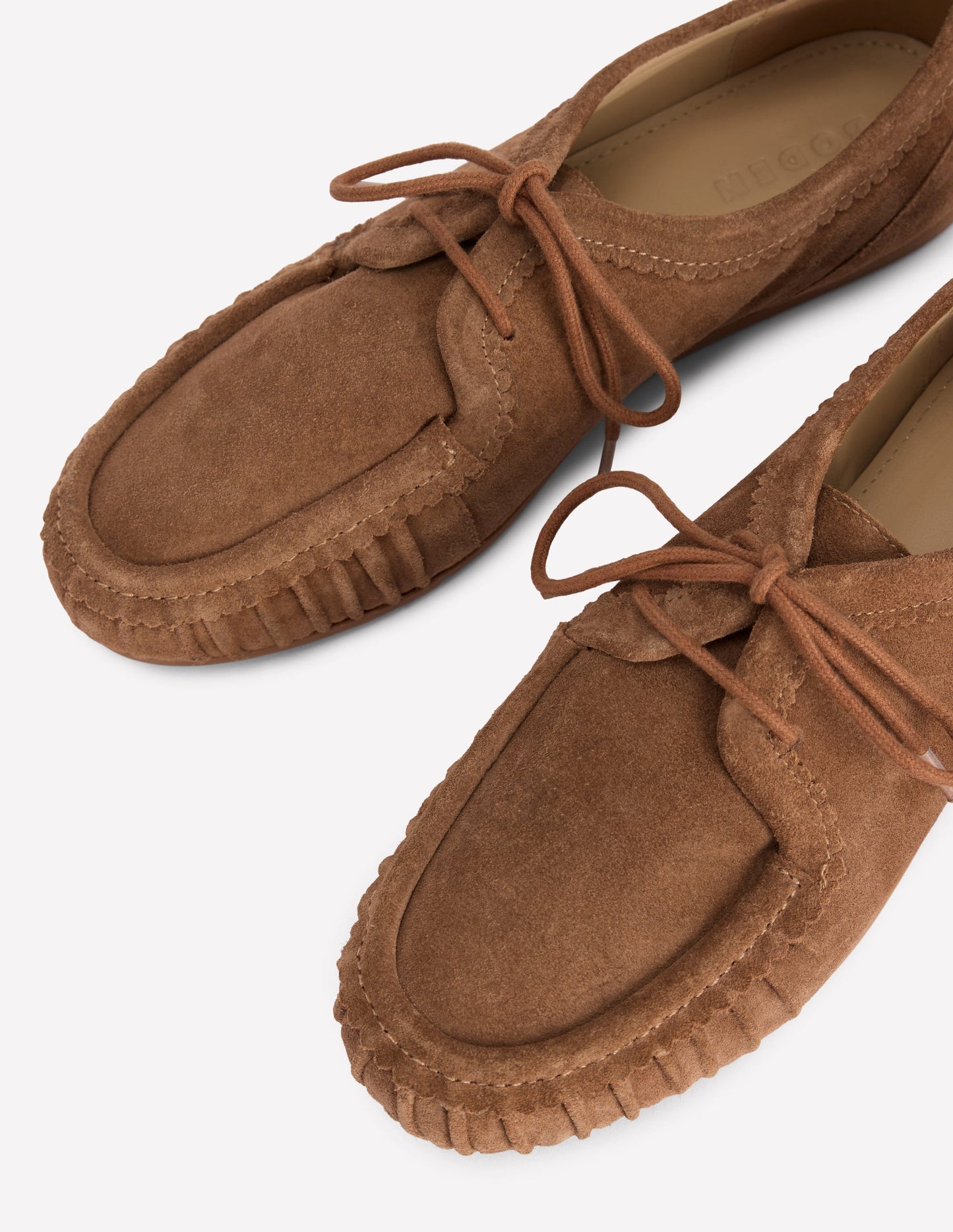 Soft Boat Shoes-Tan