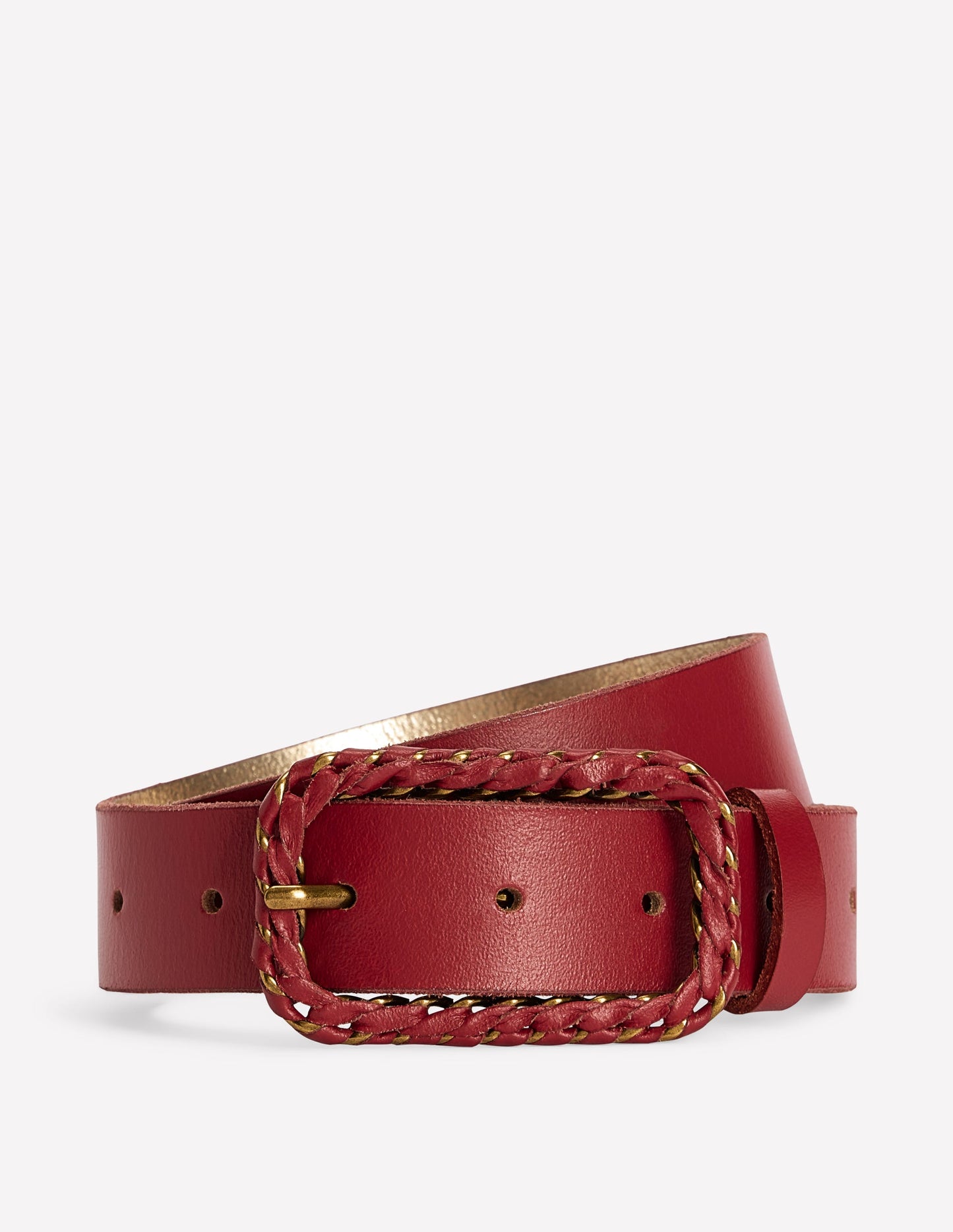 Plait Hardware Belt-Pomegranate