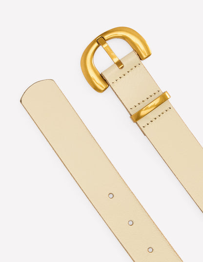 Chunky Hardware Belt-Ecru-3