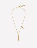 Long Charm Pendant Necklaces-Fish
