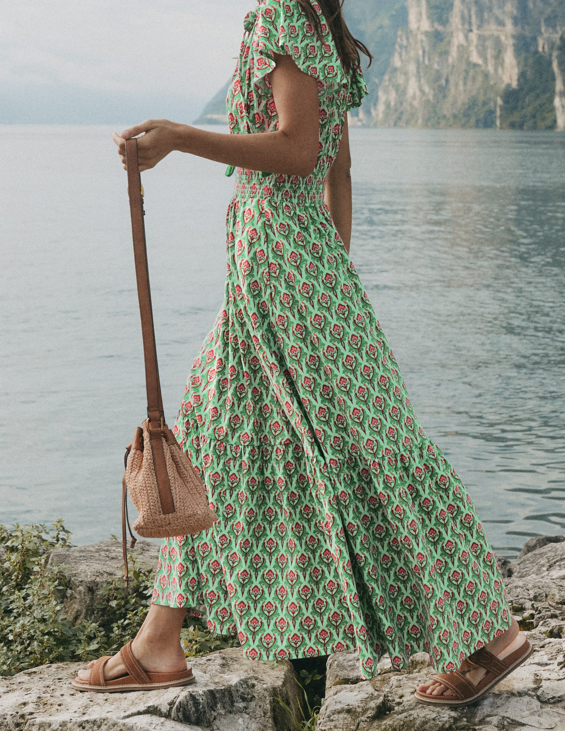 Mini Straw Bucket-Natural Raffia-6