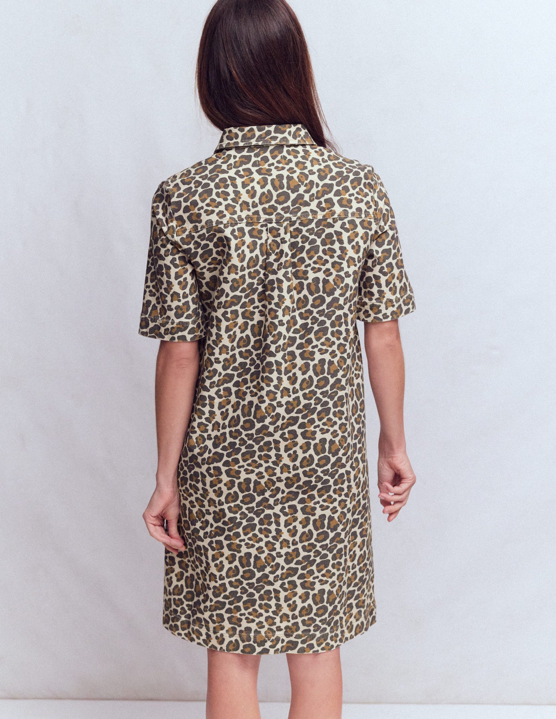 Zia Pocket Shift Dress-Almond Milk, Cheetah Pop-3