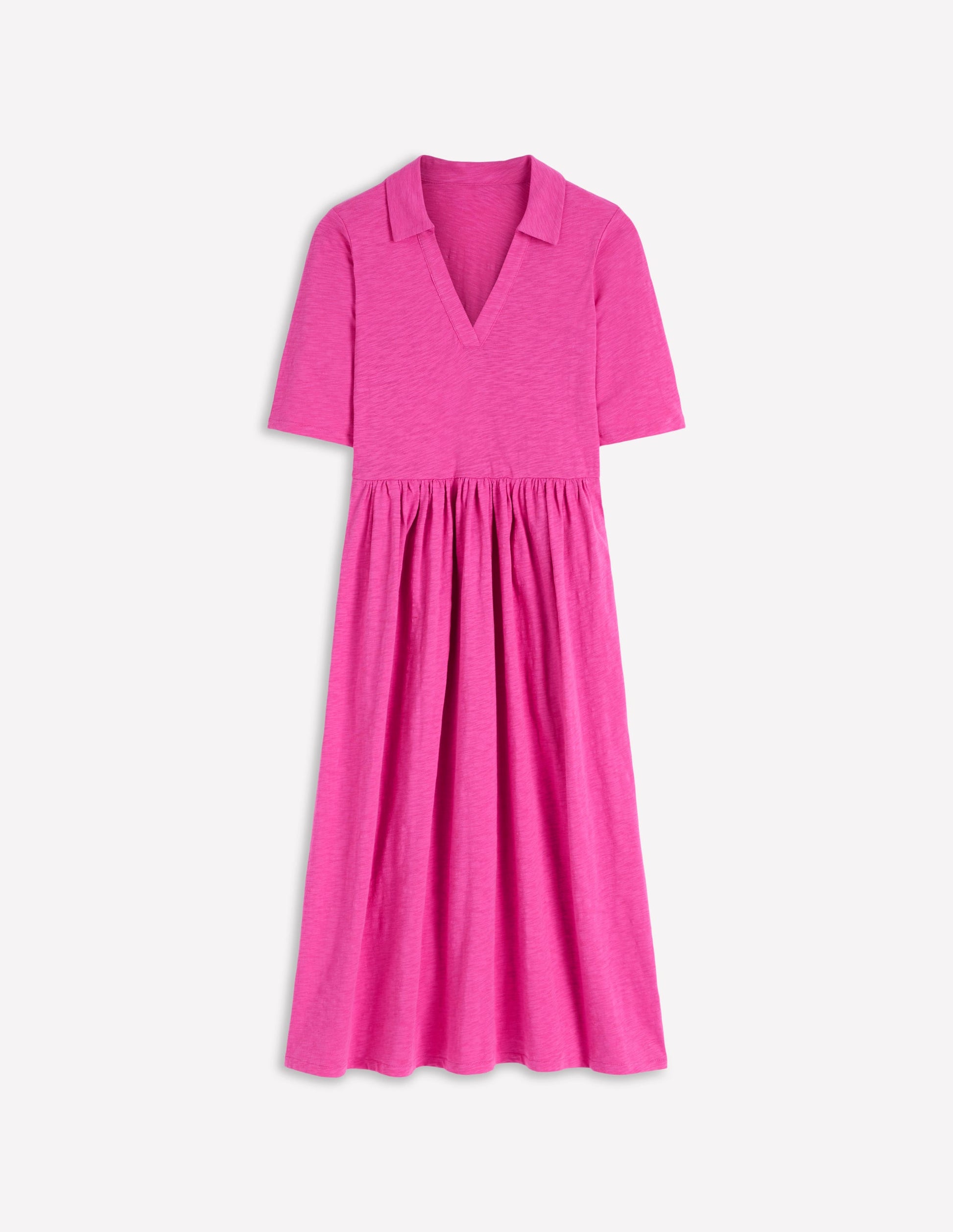 Aria Collared Jersey Dress-Passion Flower-6