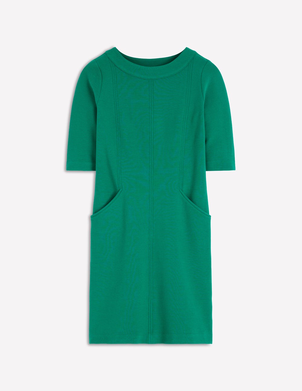 Nessa Ottoman Shift Dress-Jewel Green-5