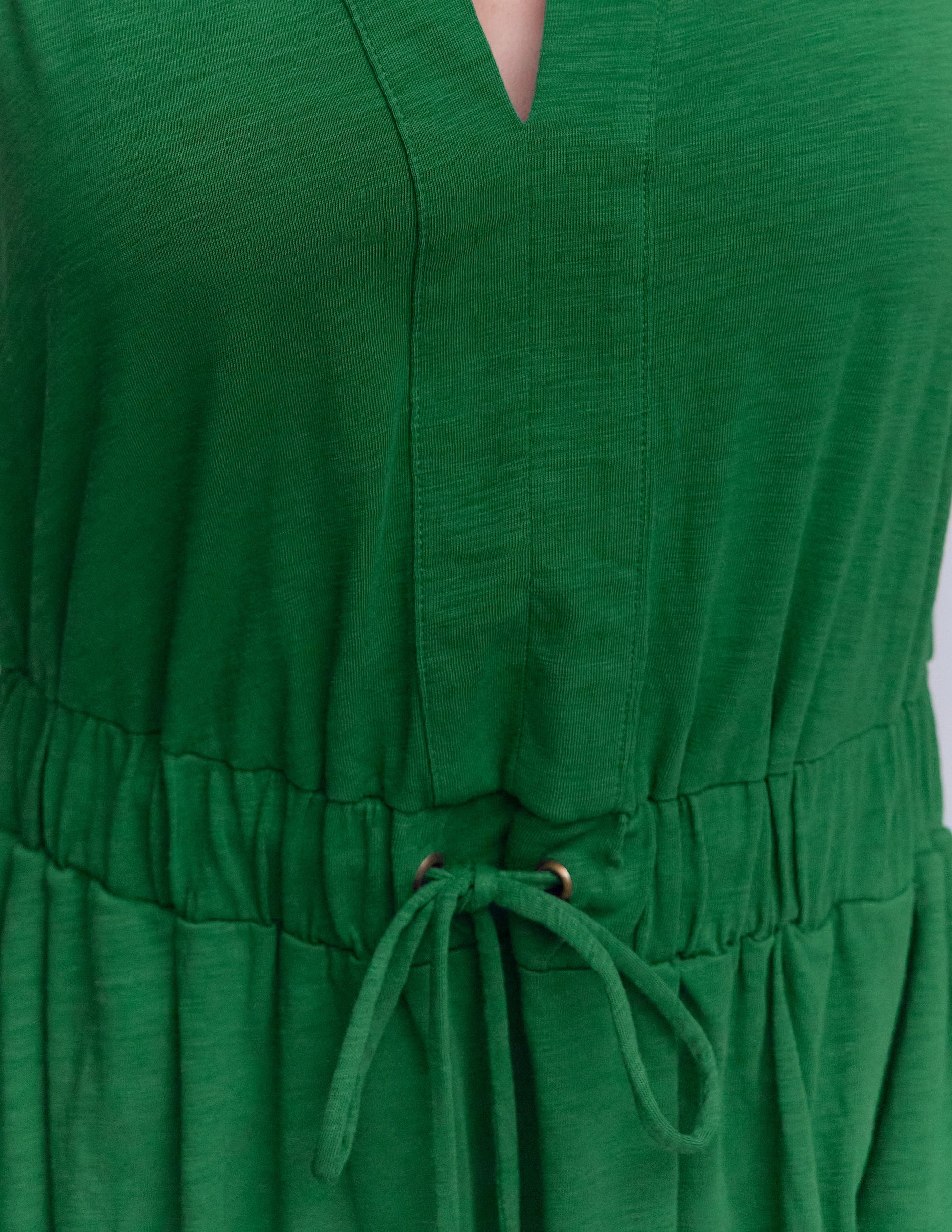 Delphine Midi Jersey Dress-Fresh Green-2