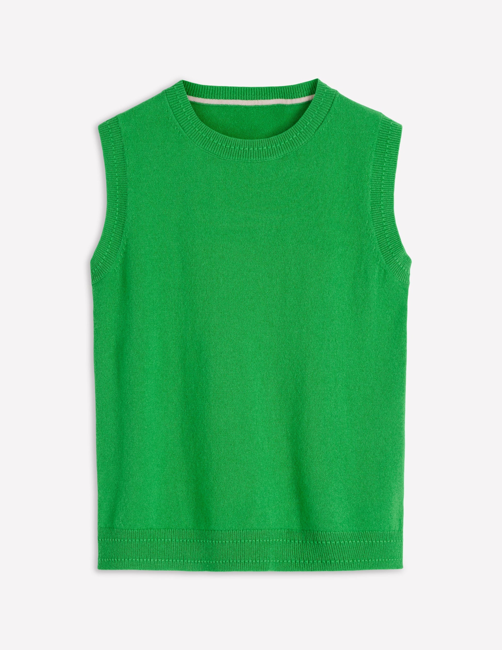 Eva Cashmere Tank-Sapling Green-6