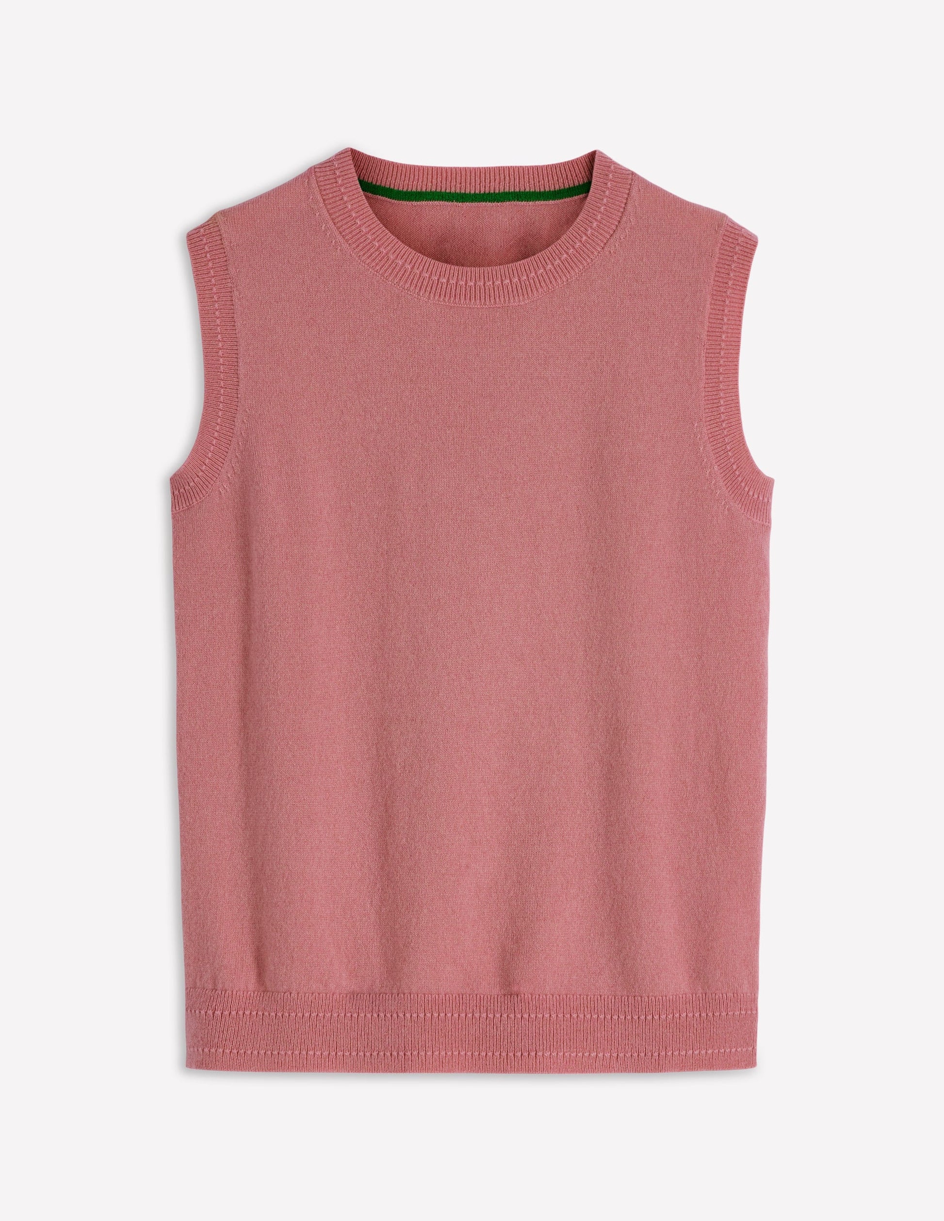 Eva Cashmere Tank-Camelia Pink-6
