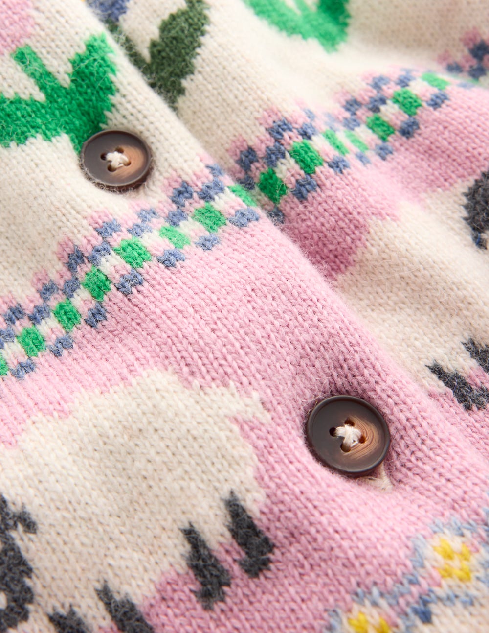 Edie Fair Isle Cardigan-Easter Farm - Image 6