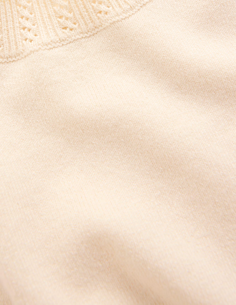 Emilia Cotton Crew Jumper-Warm Ivory-6