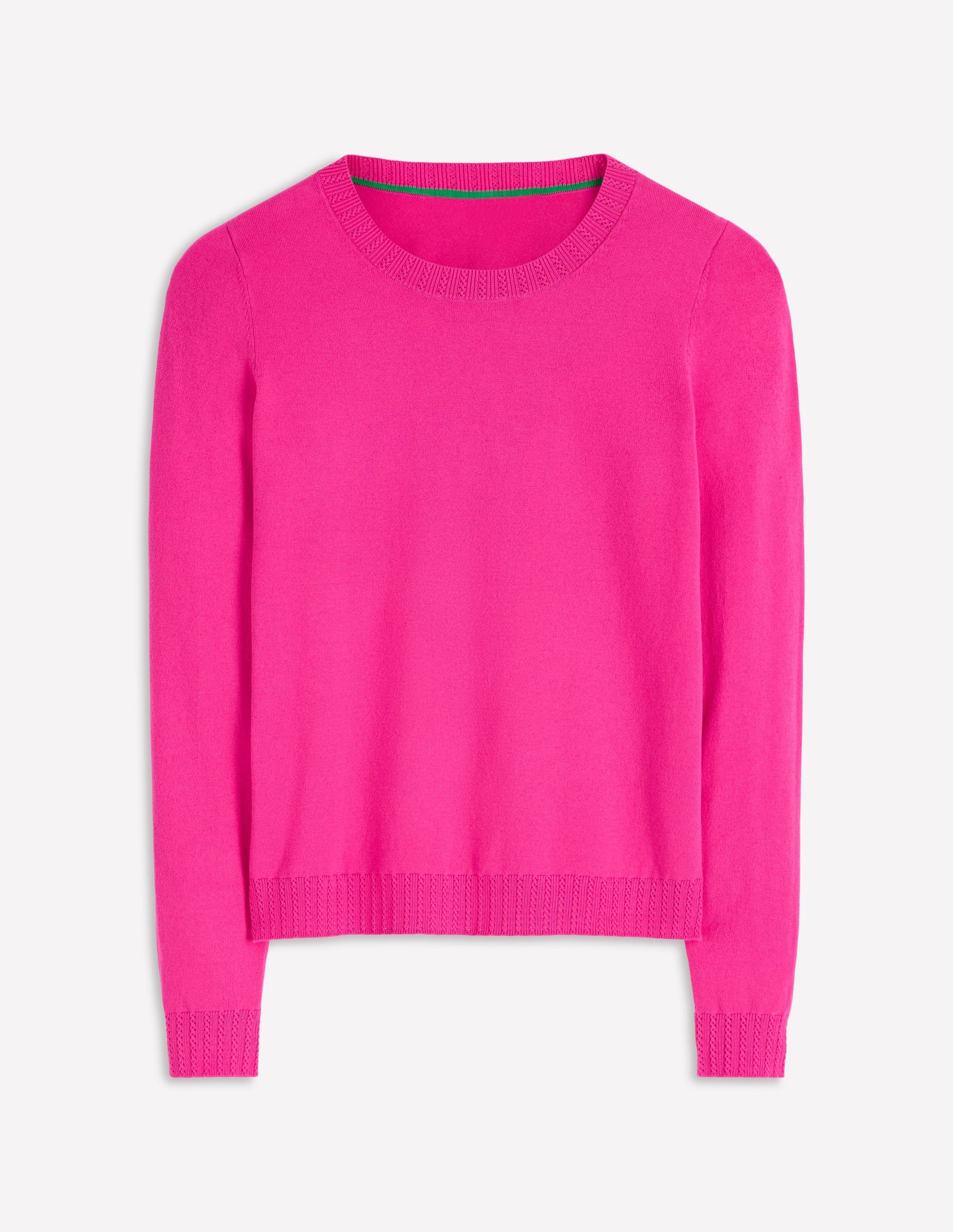 Emilia Cotton Crew Jumper-Pink Peony-5