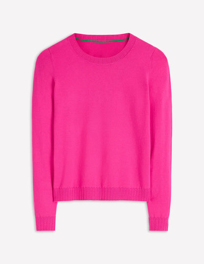 Emilia Cotton Crew Jumper-Pink Peony-5