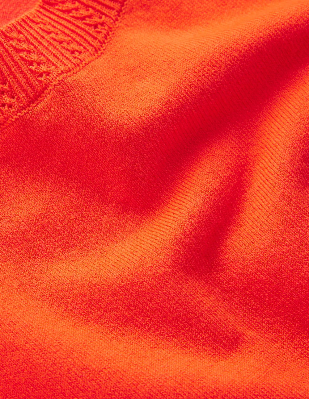 Emilia Cotton Crew T-shirt-Sunset Orange-6