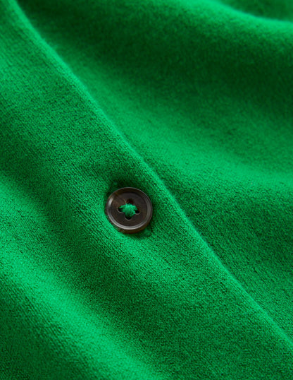 Emilia Cotton Crew Cardigan-Rich Emerald-6