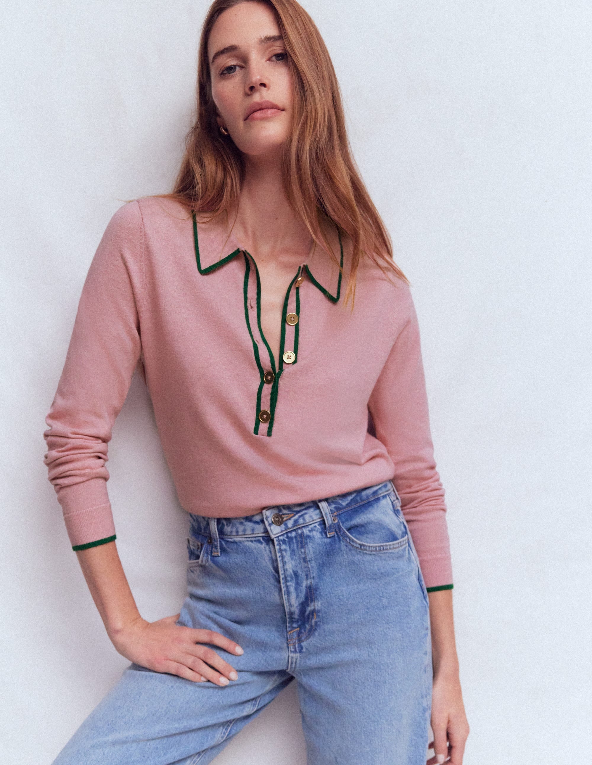 Liz Henley Jumper-Lilac - Image 1