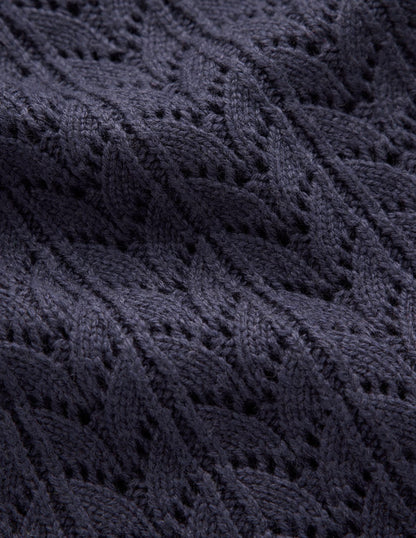 Eloise Frill T-Shirt-Navy-6